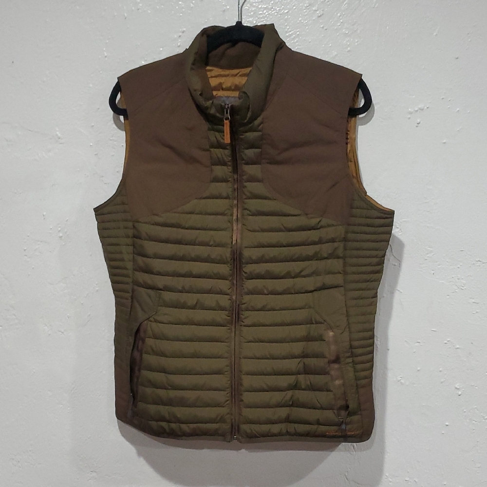 Eddie Bauer Stormdown 700 Two-Tone Quilted Vest Size XL